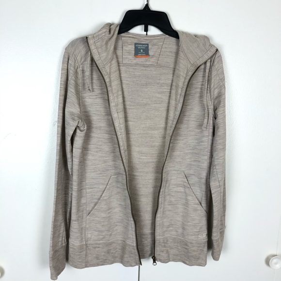 ICEBREAKER MERINO WOOL DIA FLEECE HOODIE SWEATER S - Picture 4 of 9